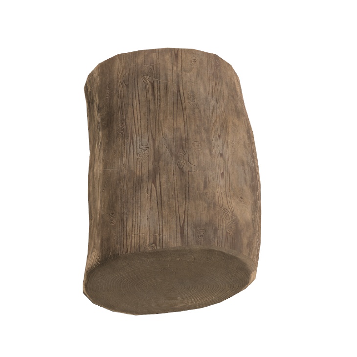 【VRC想定】木のスツール(Wood Stool) ※期間限定