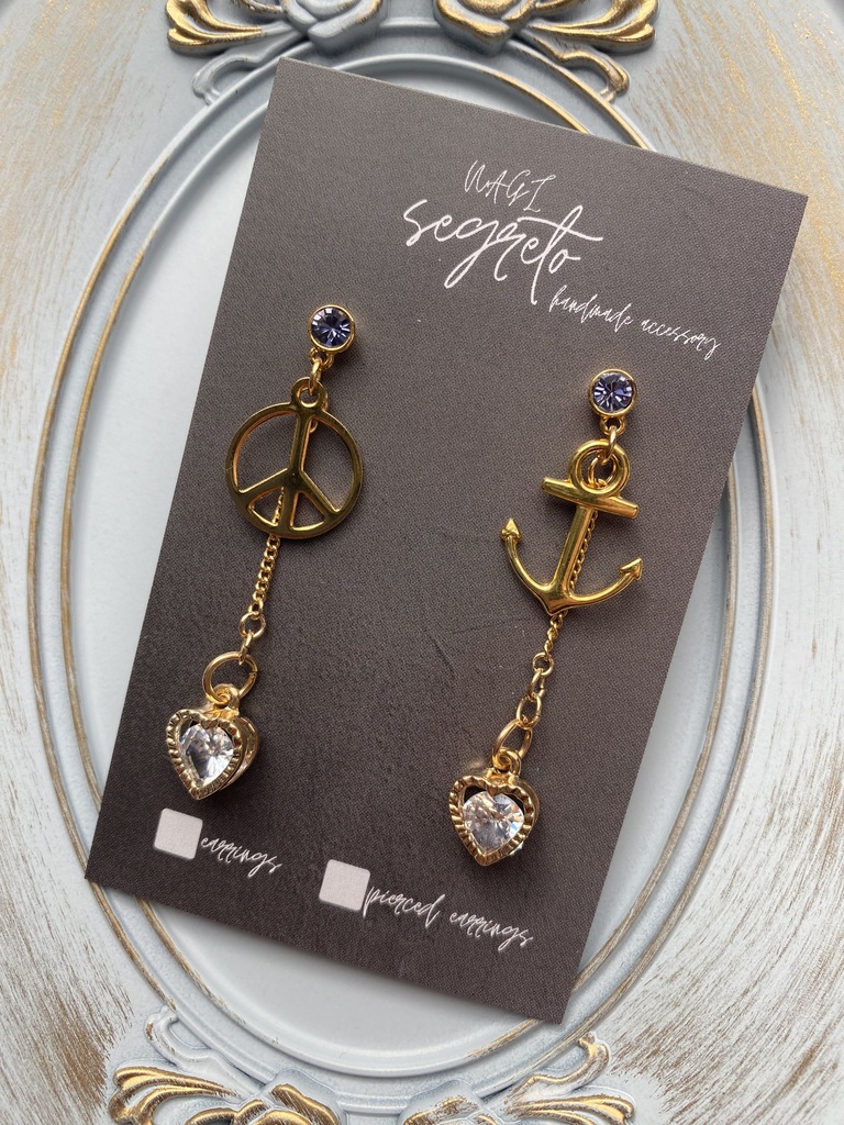 東方仗助風　ピアス