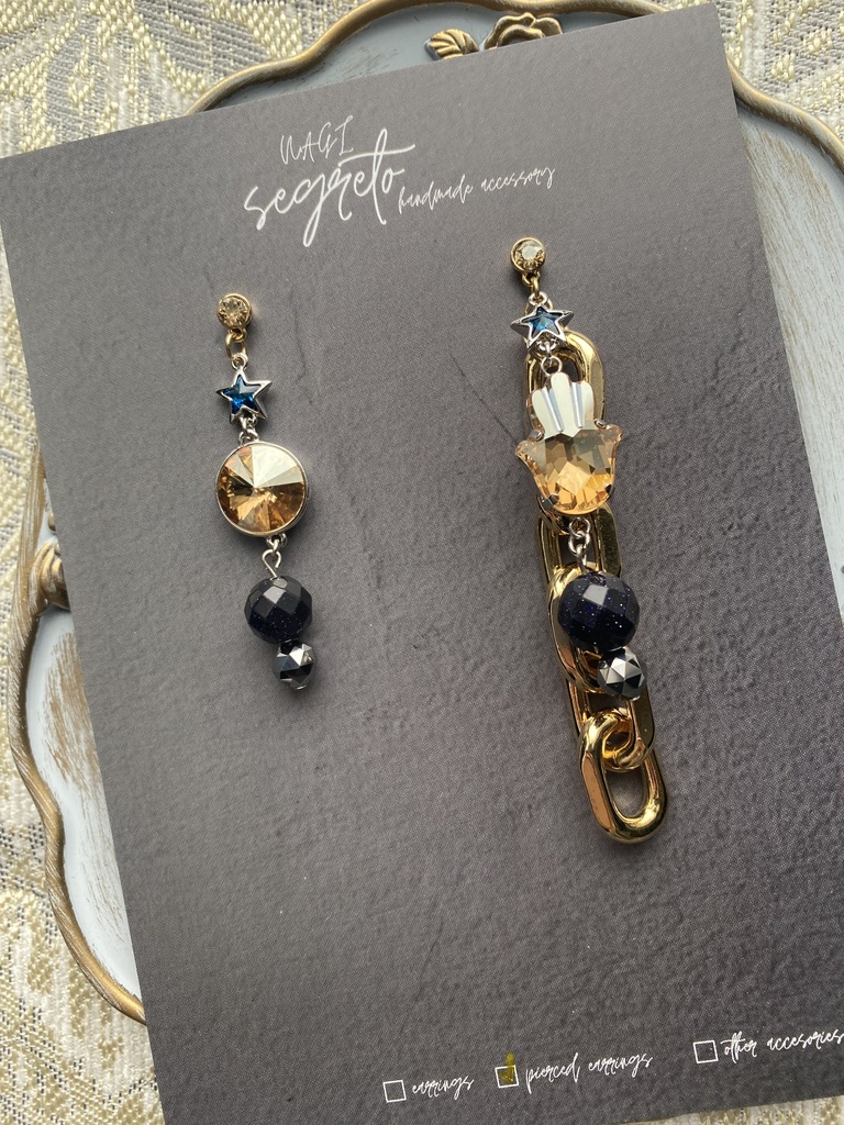 【訳あり】３部　承太郎　イメージピアス