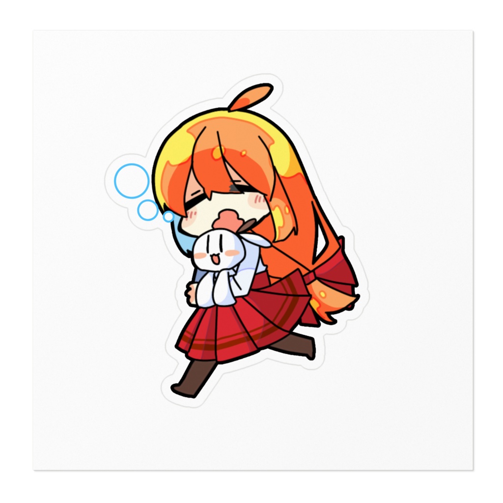 小さい美晴ちゃんステッカー(朝ダッシュ)