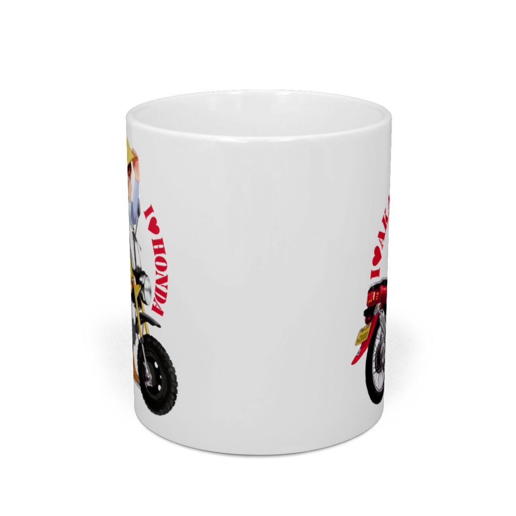 【バイク娘ペアイラストマグ】