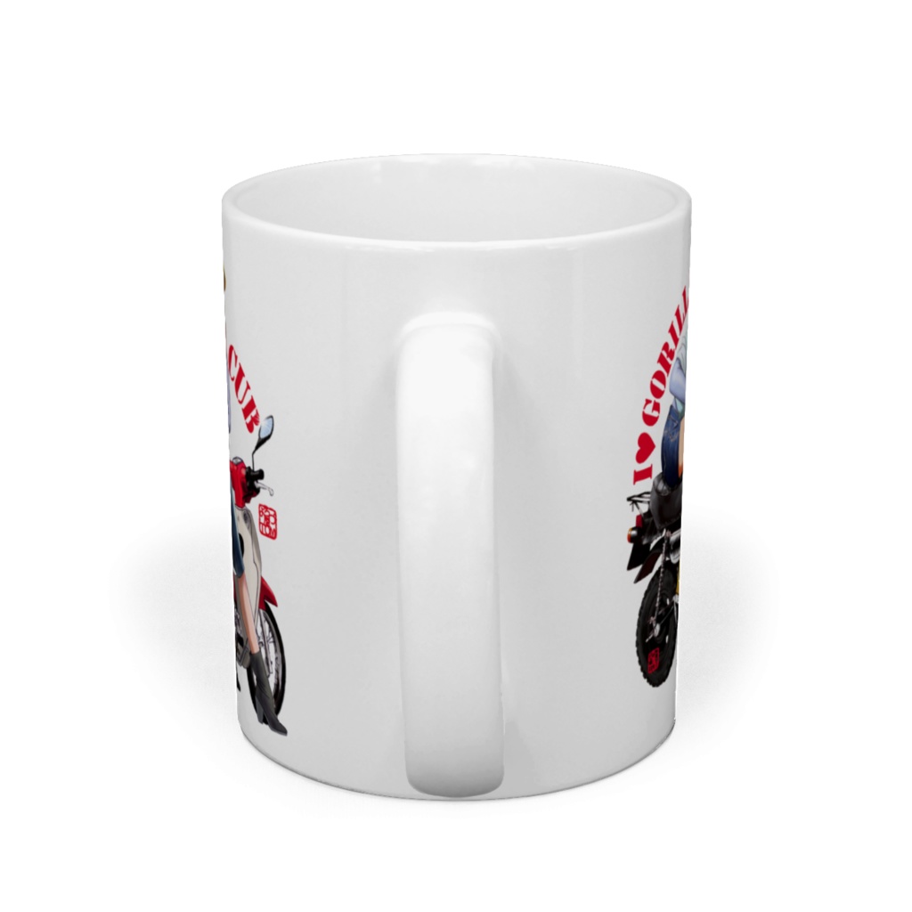 【バイク娘ペアイラストマグ】