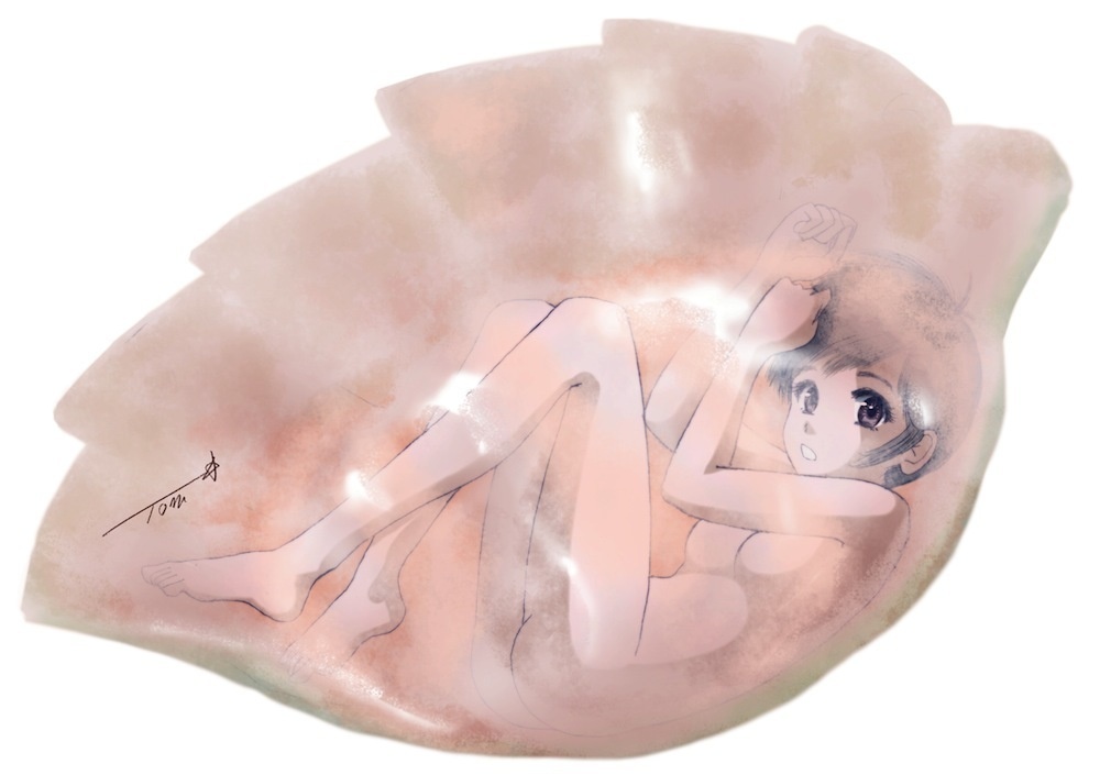 水餃子娘クッション(エビver.&ヒスイver.:両面)