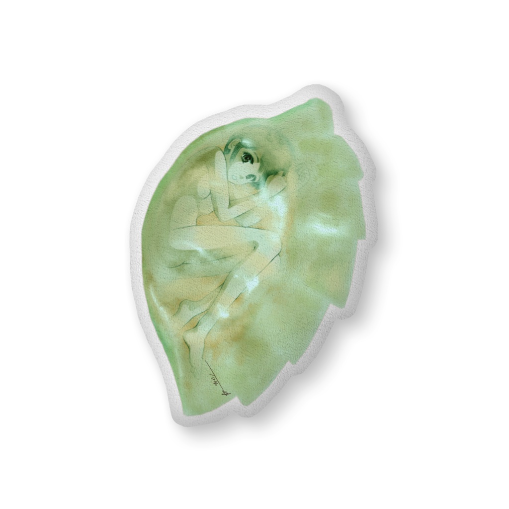 水餃子娘クッション(エビver.&ヒスイver.:両面)