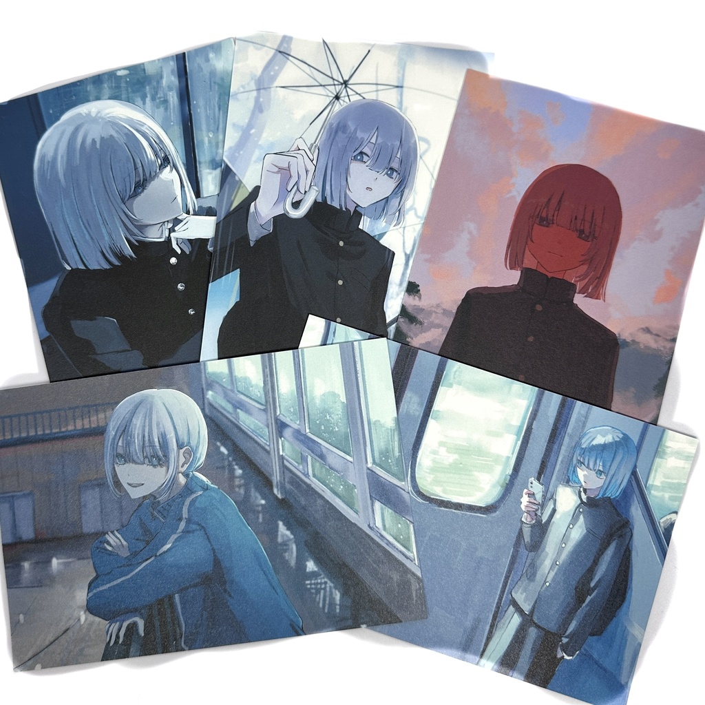 既刊「rainy blue」ポストカード