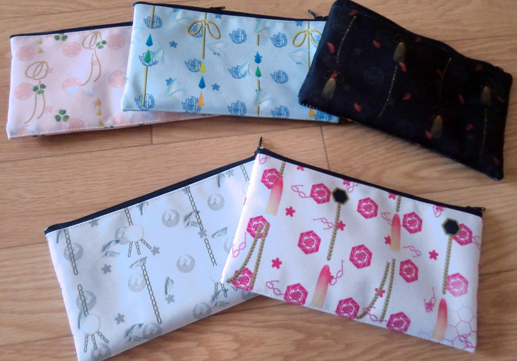 とうらぶ　男士モチーフミニポーチ