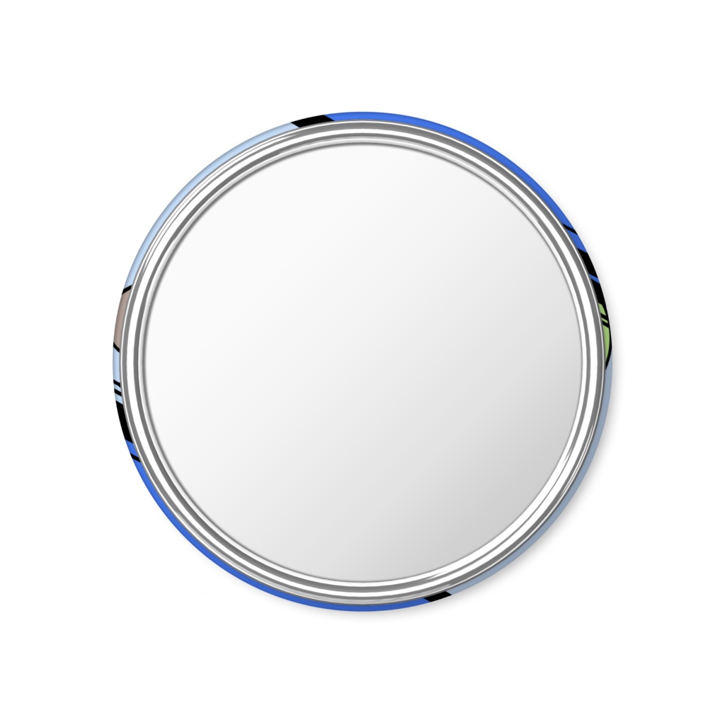 スタジオGO 登録者1万人記念缶ミラー青