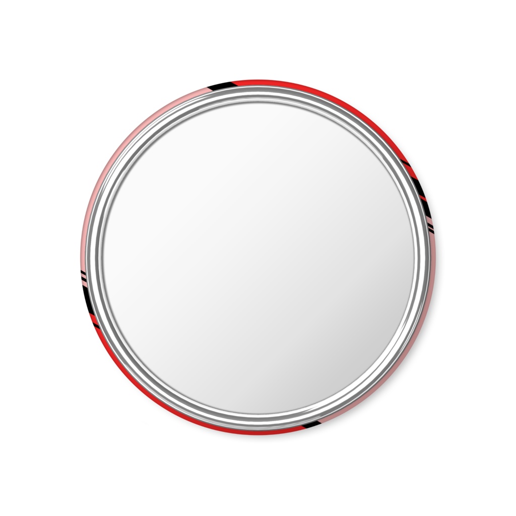 スタジオGO 登録者1万人記念缶ミラー赤