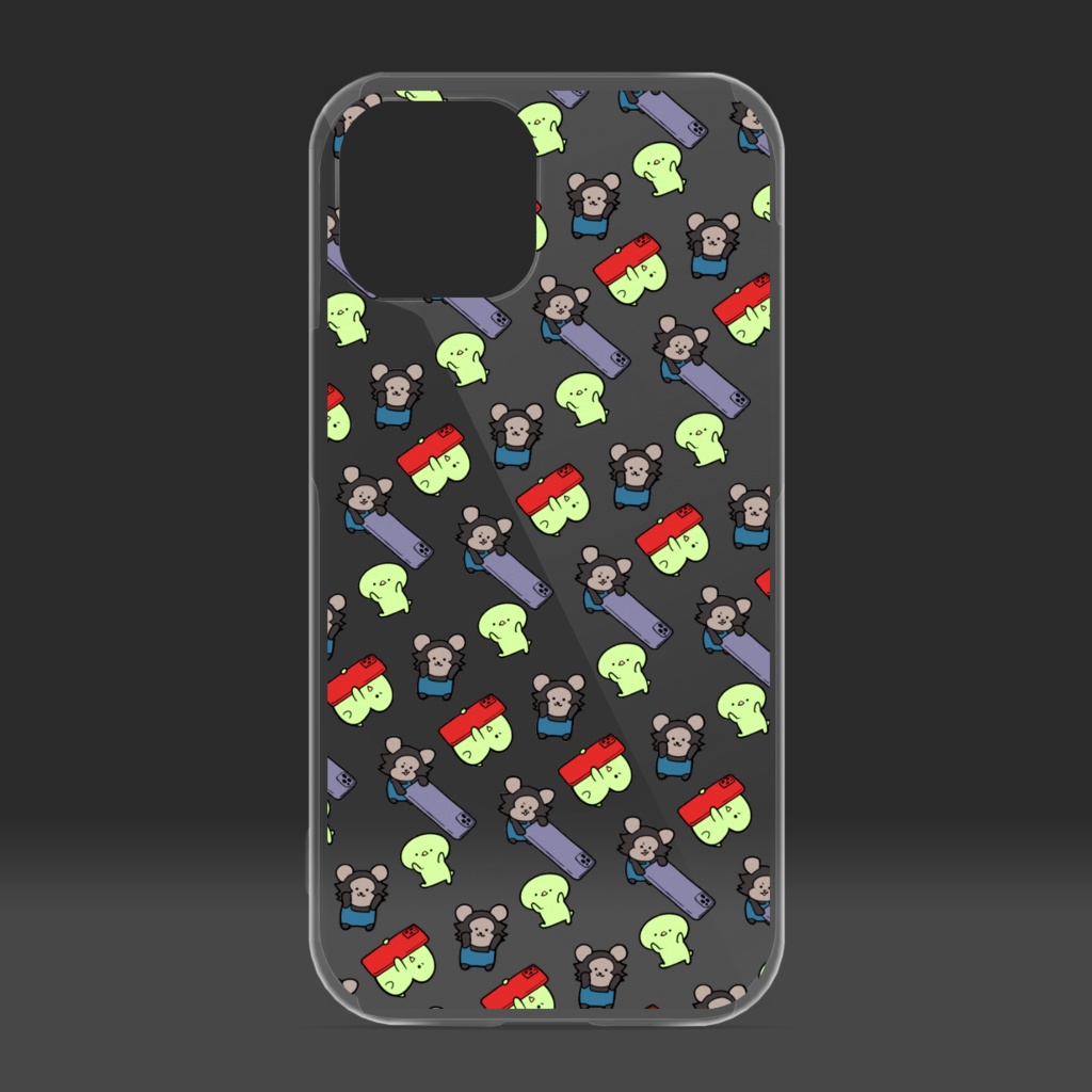 スタジオGO 登録者1万人記念クリアiPhoneケース