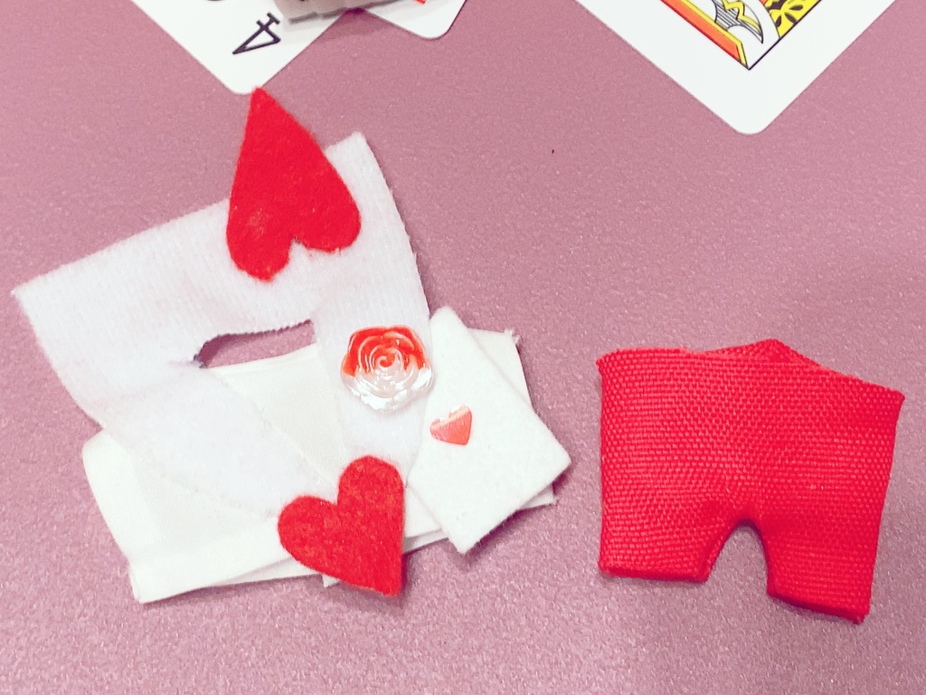 10cmぬい服 不思議の国のアリス 【トランプ兵】