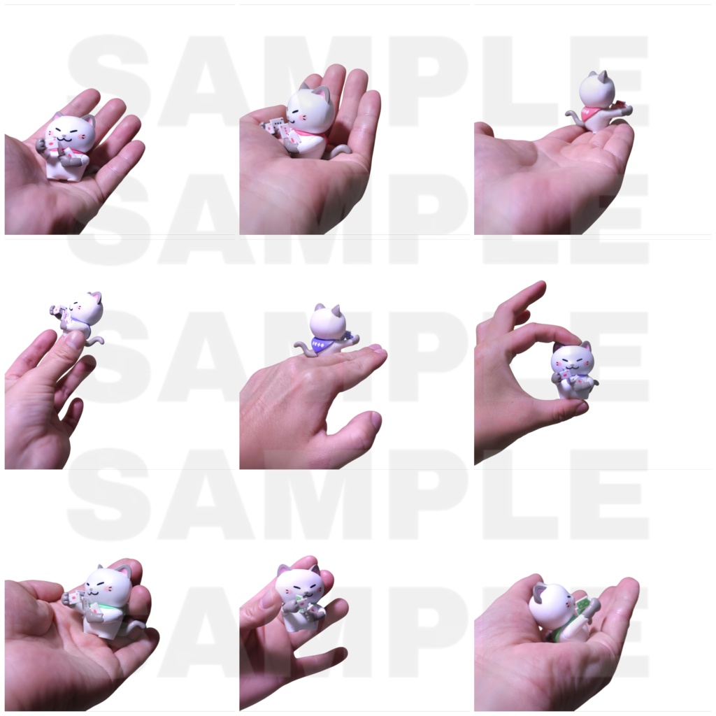 てのひらにゃんこキット