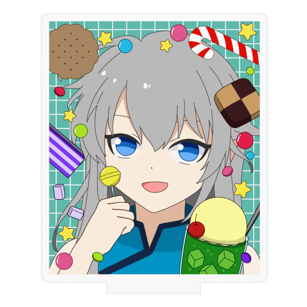 【雑種妖怪✛潮】アクリルフィギュア〈70mm〉(2025年誕生日ver.)