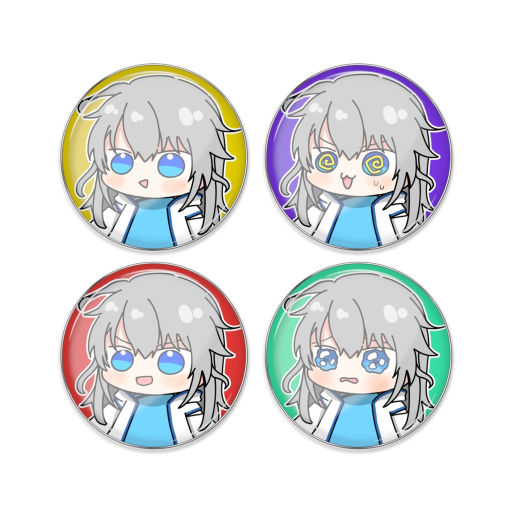 【雑種妖怪​​†潮†】ミニキャラピンバッジ