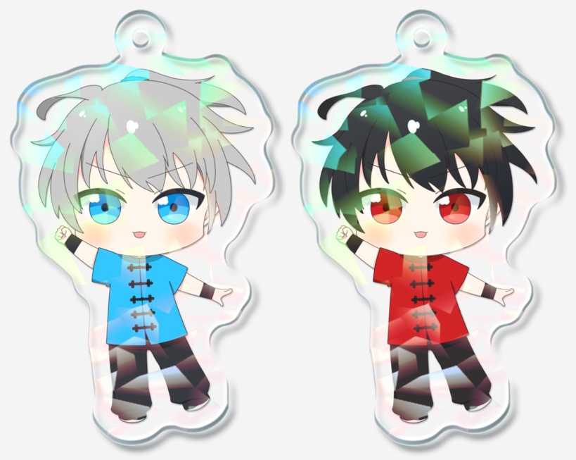 【2026年誕生日】ホログラムアクリルキーホルダー〈50mm〉