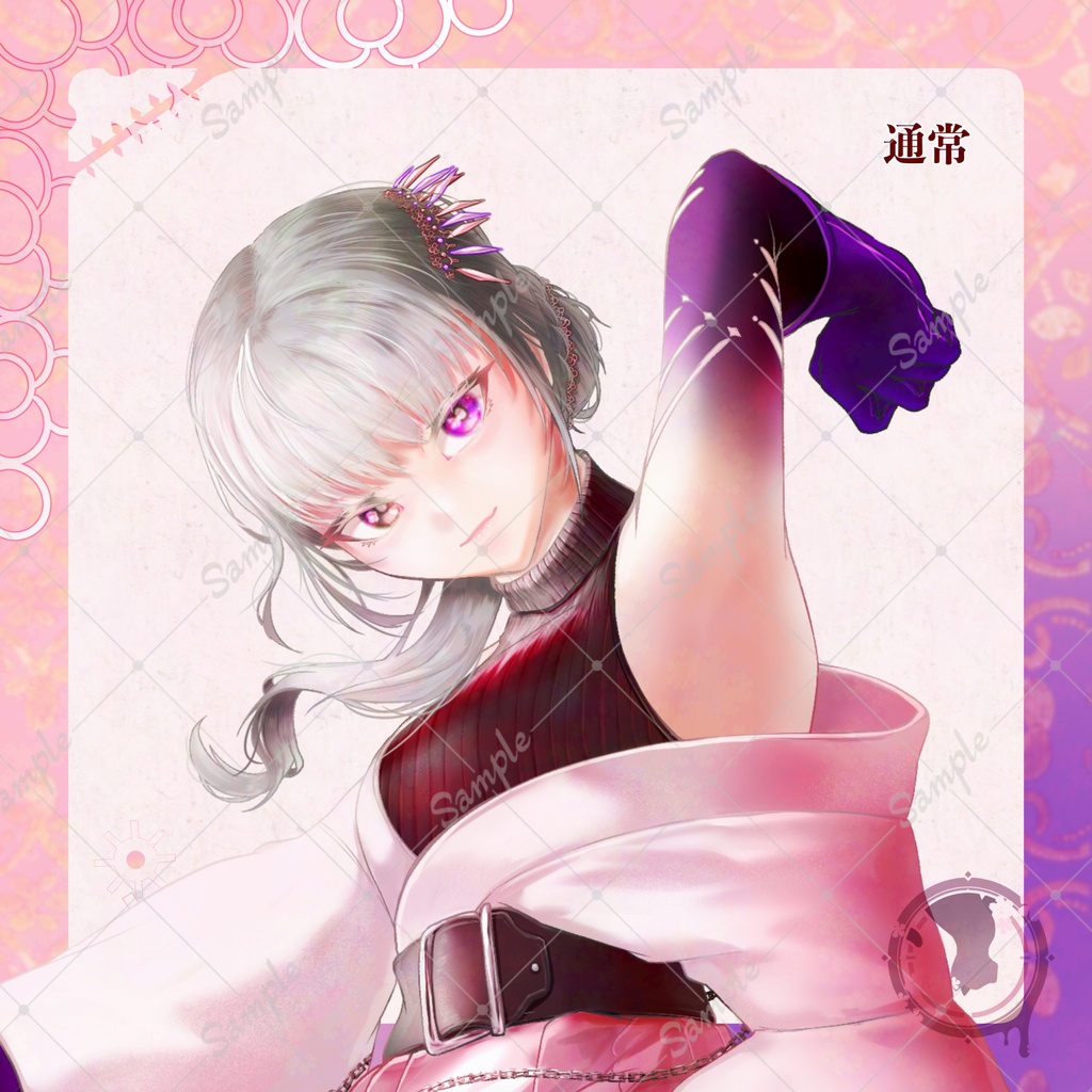 オリジナルキャラクター_全身立ち絵素材_ゲーム_TRPG_差分10種有_小物差分2種有