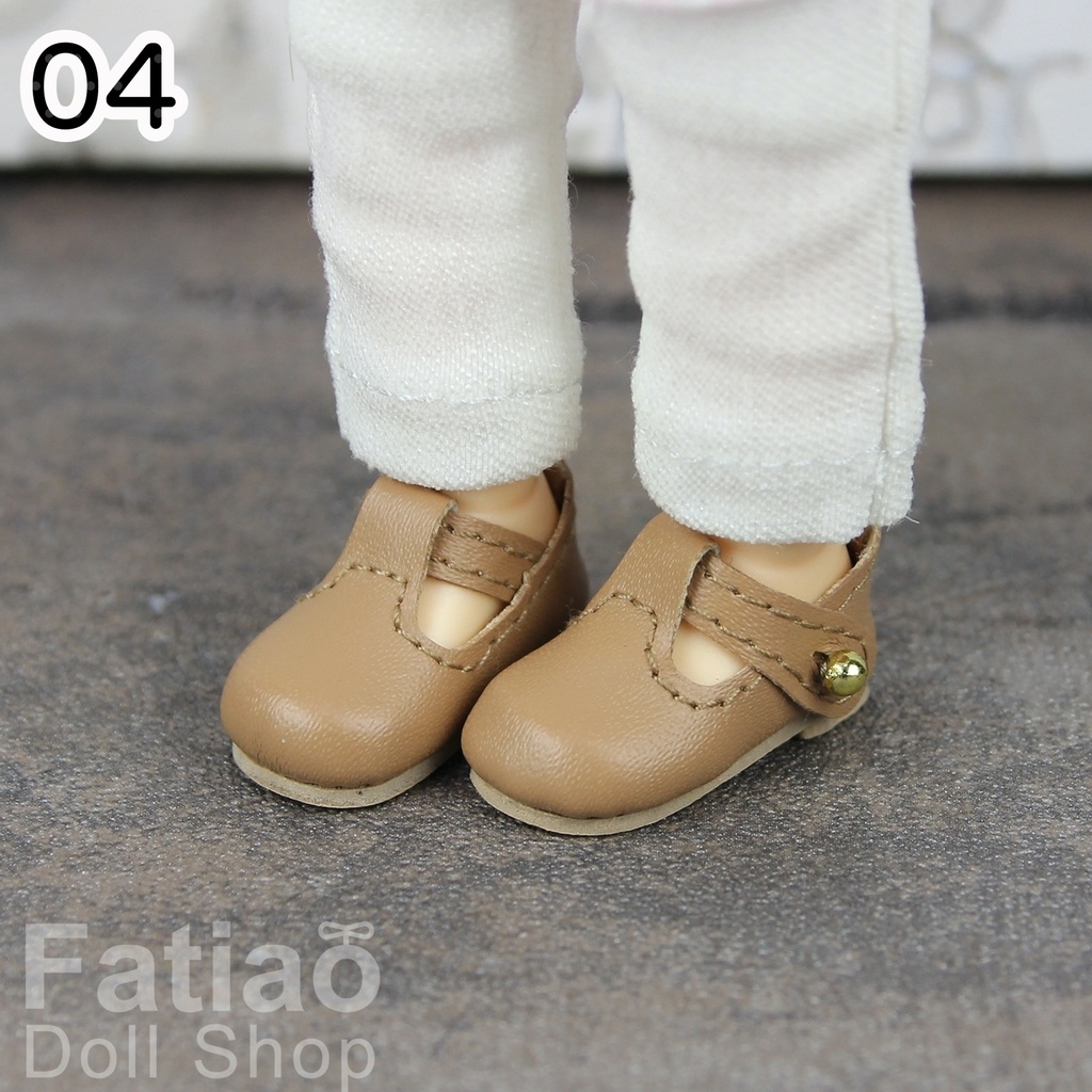 【Tバーシューズ グレー / オビツ22 / オビツ24 / ピュアニーモ / KIWI】Fatiao Doll Shop