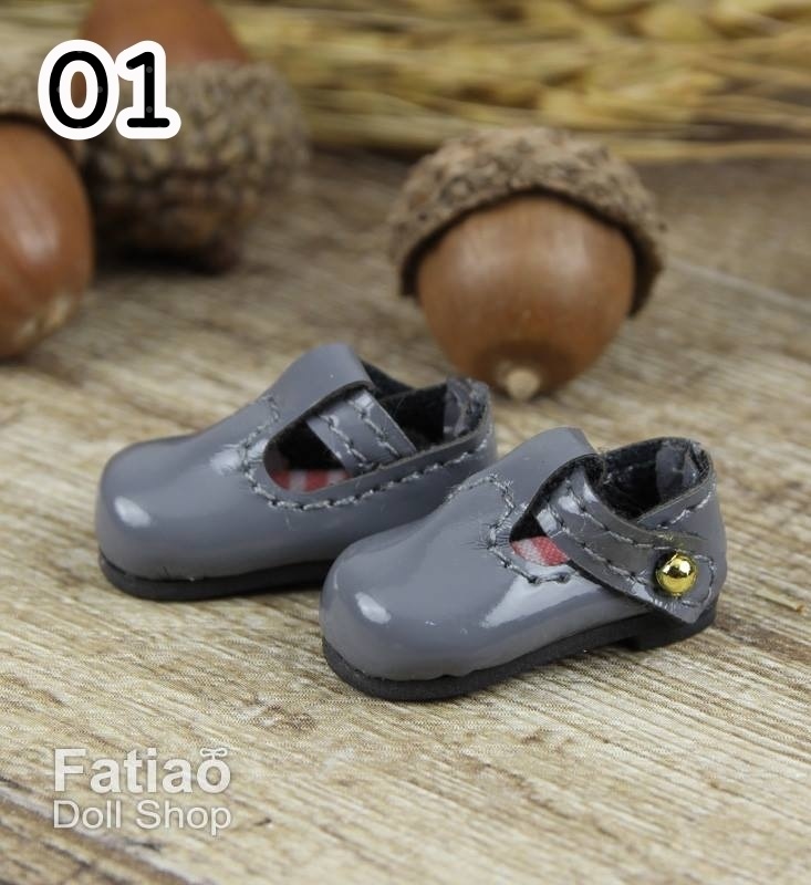 【Tバーシューズ グレー / オビツ22 / オビツ24 / ピュアニーモ / KIWI】Fatiao Doll Shop