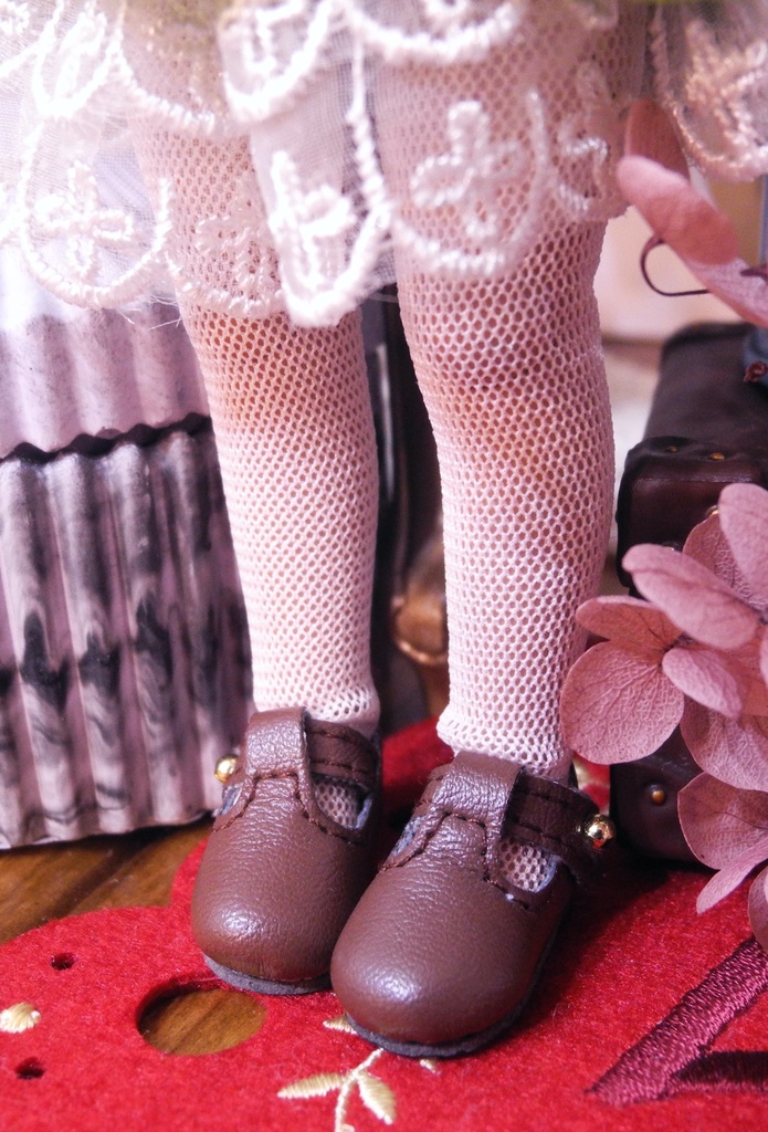 【Tバーシューズ グレー / オビツ22 / オビツ24 / ピュアニーモ / KIWI】Fatiao Doll Shop