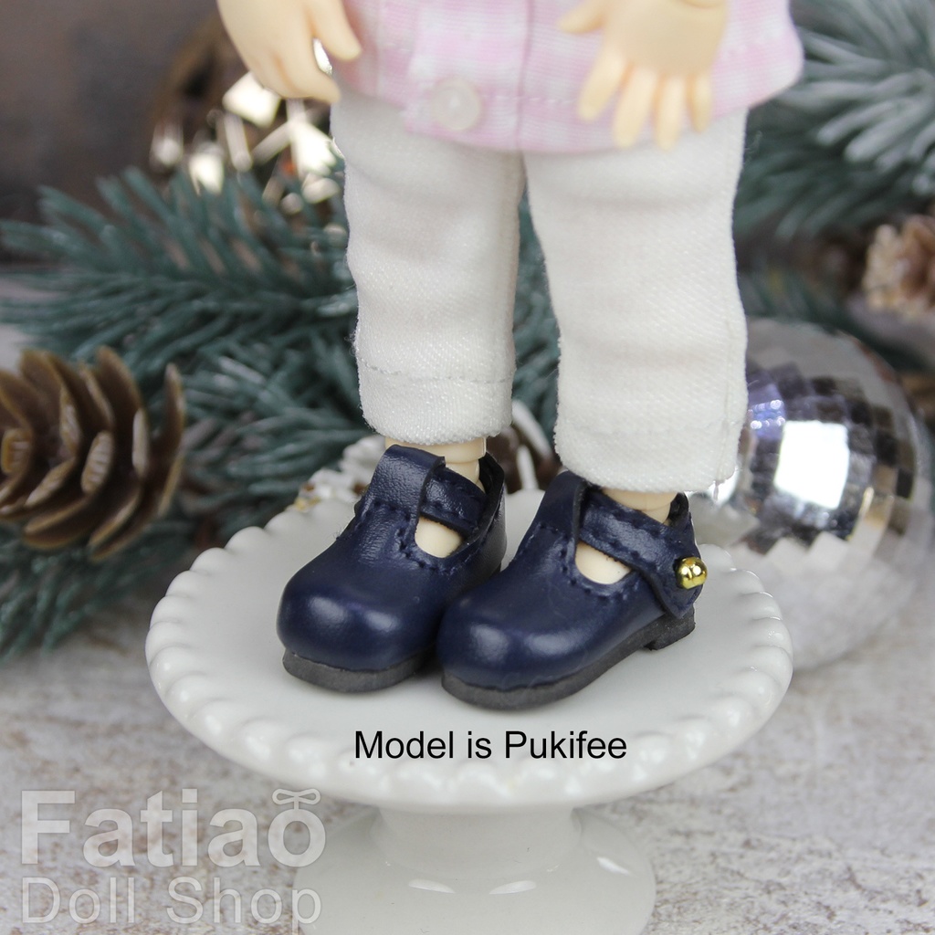 【Tバーシューズ グレー / オビツ22 / オビツ24 / ピュアニーモ / KIWI】Fatiao Doll Shop