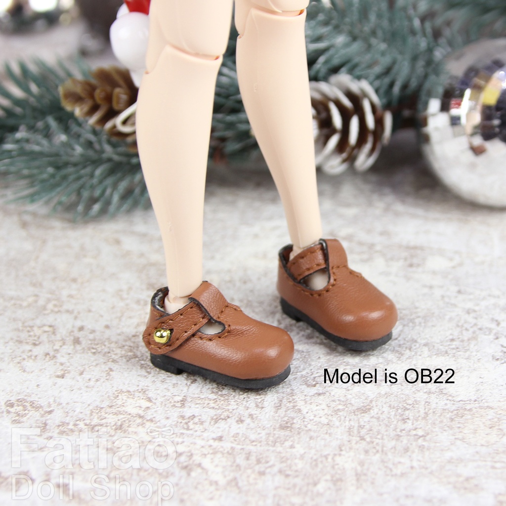 【Tバーシューズ グレー / オビツ22 / オビツ24 / ピュアニーモ / KIWI】Fatiao Doll Shop