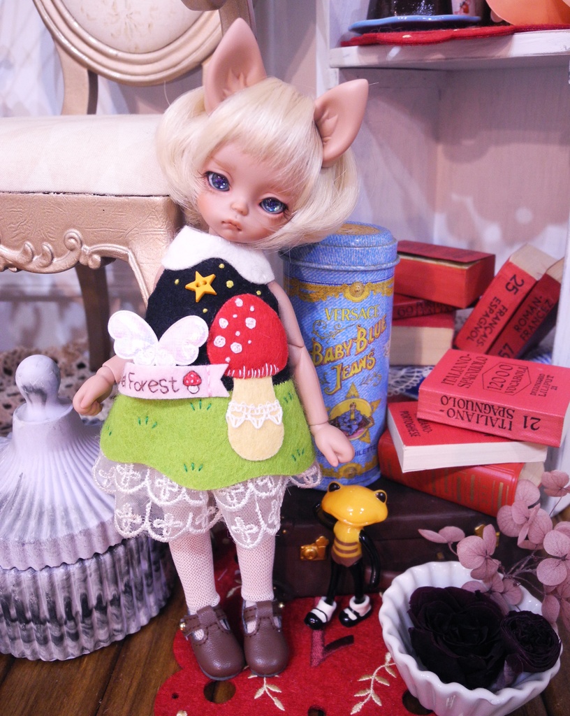 【Tバーシューズ グレー / オビツ22 / オビツ24 / ピュアニーモ / KIWI】Fatiao Doll Shop