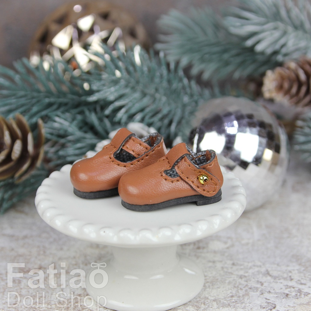 【Tバーシューズ グレー / オビツ22 / オビツ24 / ピュアニーモ / KIWI】Fatiao Doll Shop