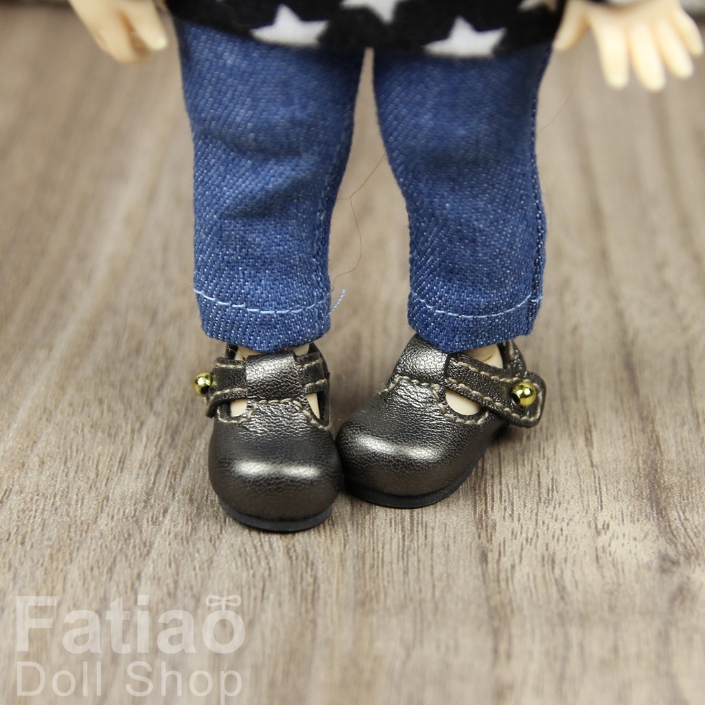 【Tバーシューズ グレー / オビツ22 / オビツ24 / ピュアニーモ / KIWI】Fatiao Doll Shop