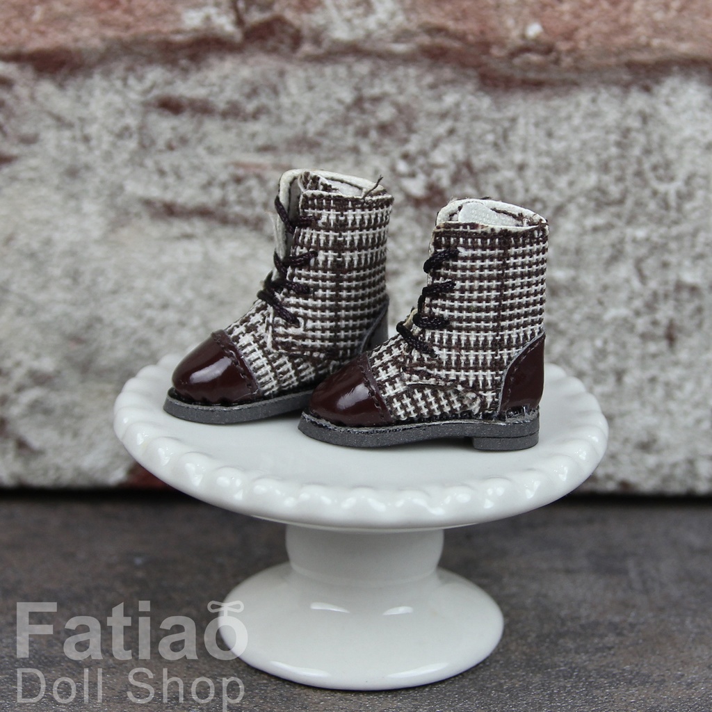 【レースアップロングブーツ/ Obitsu 11 / momoko / iMda 1.7】Fatiao Doll Shop