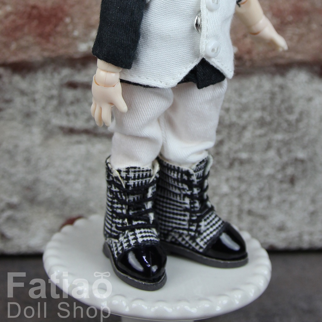 【レースアップロングブーツ/ Obitsu 11 / momoko / iMda 1.7】Fatiao Doll Shop