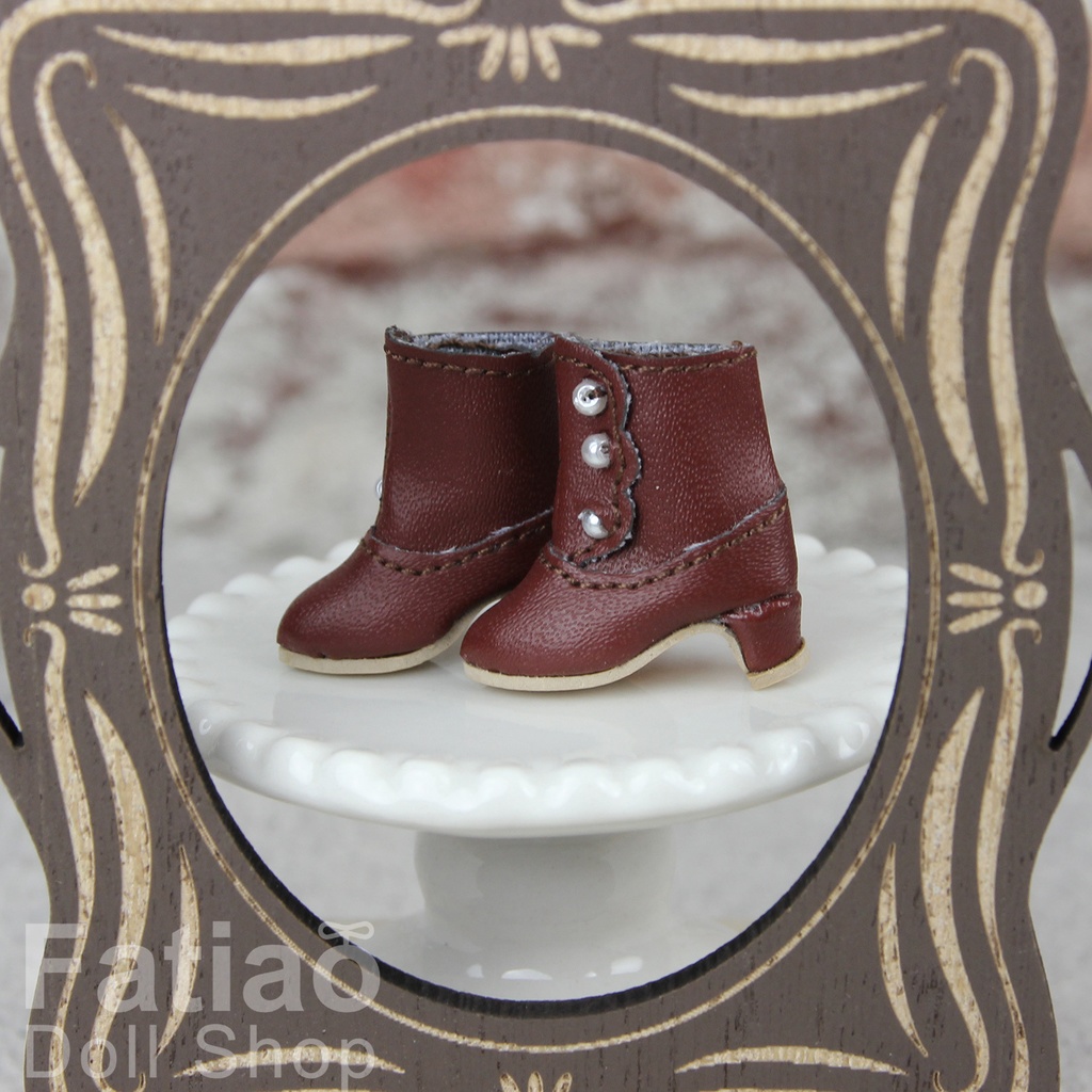 【パールショートブーツ / Obitsu 11 / Blythe / 復刻版初代リカちゃん】Fatiao Doll Shop