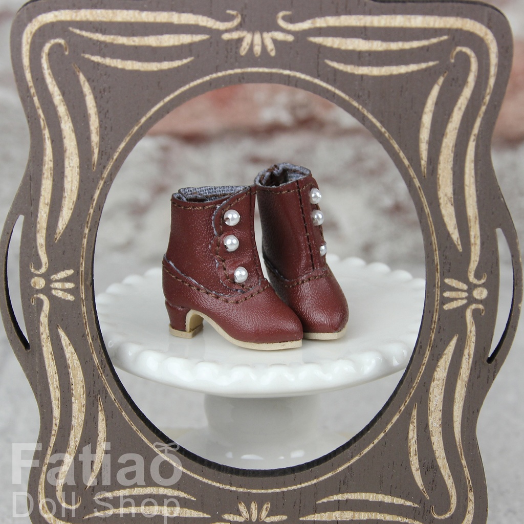 【パールショートブーツ / Obitsu 11 / Blythe / 復刻版初代リカちゃん】Fatiao Doll Shop