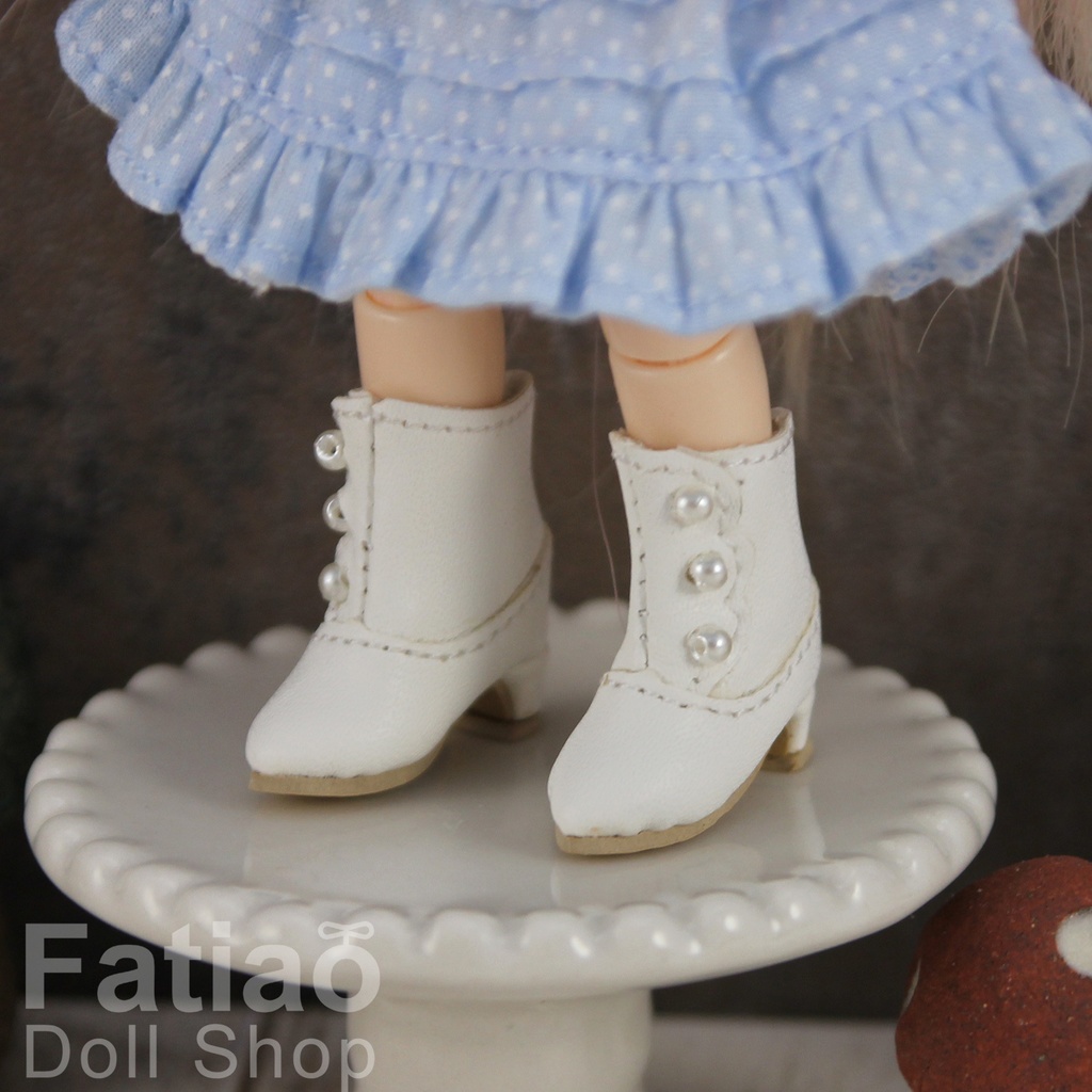 【パールショートブーツ / Obitsu 11 / Blythe / 復刻版初代リカちゃん】Fatiao Doll Shop
