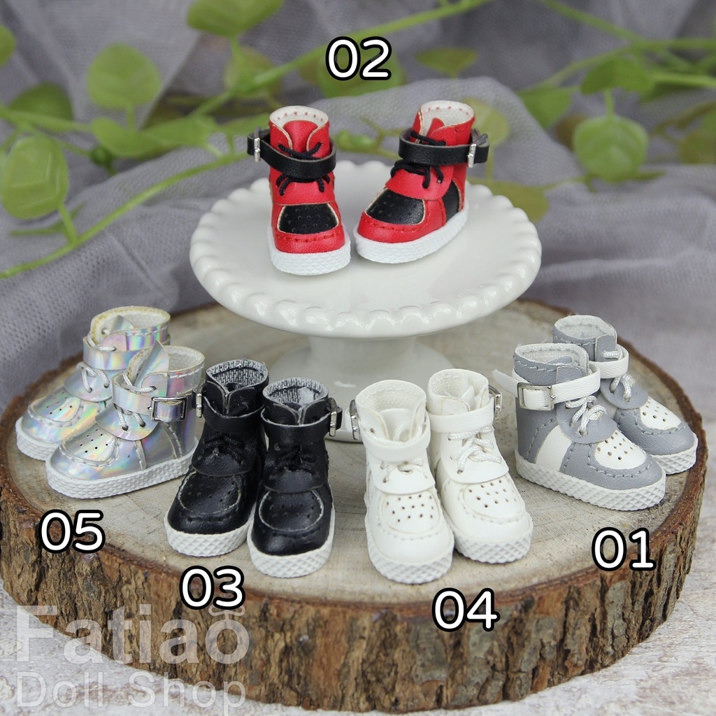 【ハイトップスニーカー / Obitsu 11 / Blythe / 初代リカちゃん】Fatiao Doll Shop