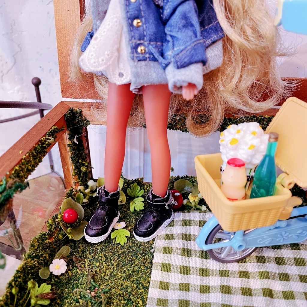 【ハイトップスニーカー / Obitsu 11 / Blythe / 初代リカちゃん】Fatiao Doll Shop