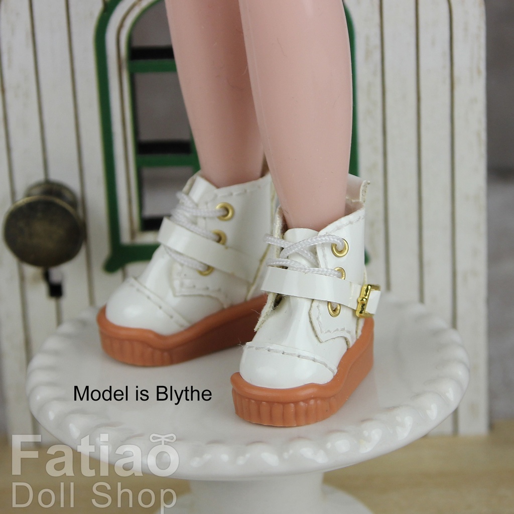 【モンクブーツ A / Obitsu 11 / Blythe / 初代リカちゃん / momoko】Fatiao Doll Shop