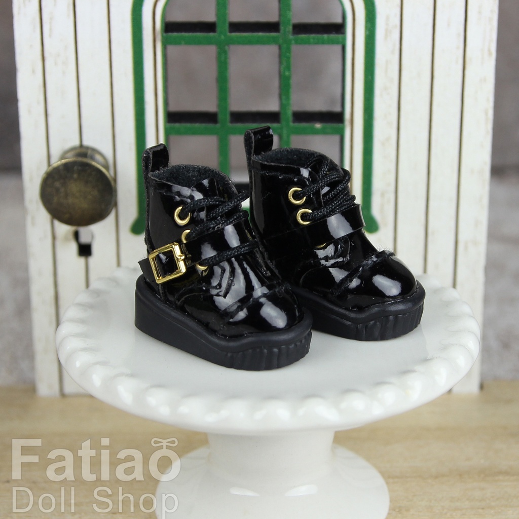 【モンクブーツ A / Obitsu 11 / Blythe / 初代リカちゃん / momoko】Fatiao Doll Shop