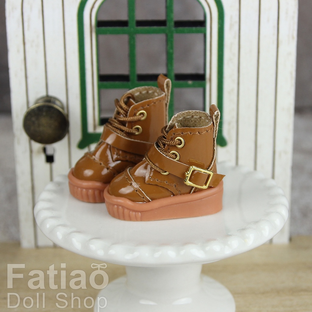 【モンクブーツ A / Obitsu 11 / Blythe / 初代リカちゃん / momoko】Fatiao Doll Shop