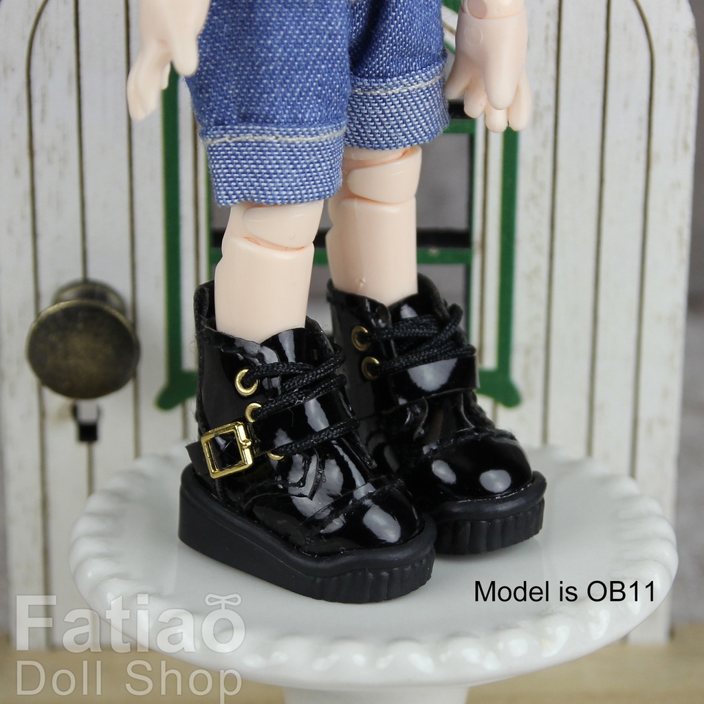 【モンクブーツ A / Obitsu 11 / Blythe / 初代リカちゃん / momoko】Fatiao Doll Shop