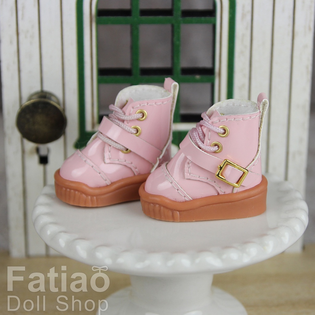 【モンクブーツ A / Obitsu 11 / Blythe / 初代リカちゃん / momoko】Fatiao Doll Shop