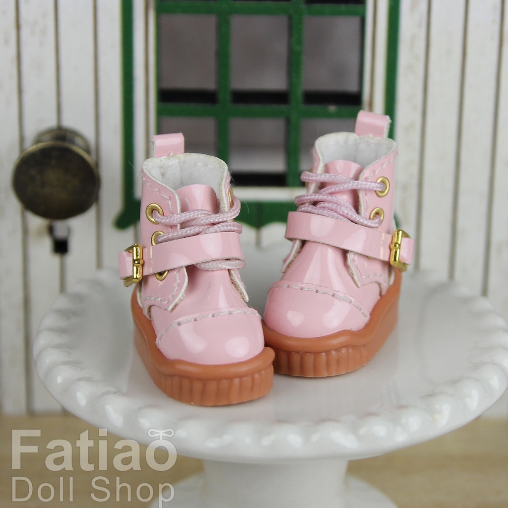 【モンクブーツ A / Obitsu 11 / Blythe / 初代リカちゃん / momoko】Fatiao Doll Shop