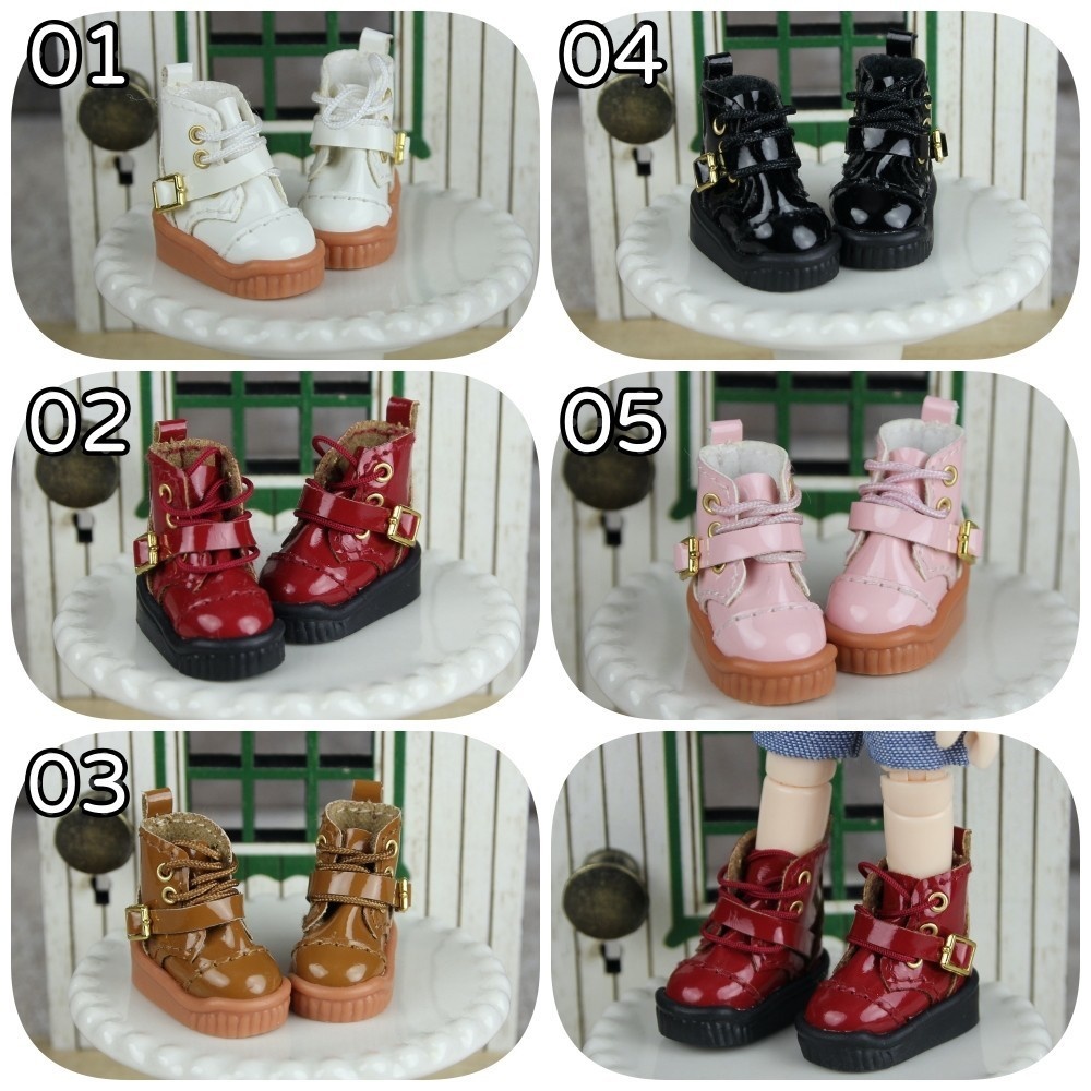 【モンクブーツ A / Obitsu 11 / Blythe / 初代リカちゃん / momoko】Fatiao Doll Shop