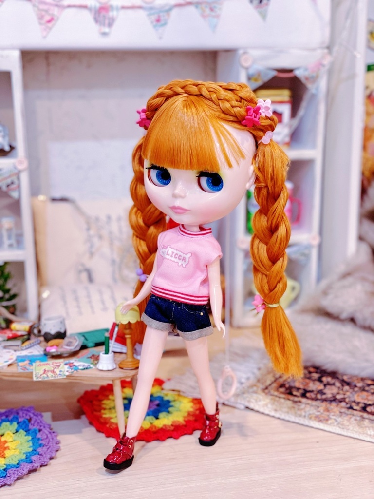 【モンクブーツ A / Obitsu 11 / Blythe / 初代リカちゃん / momoko】Fatiao Doll Shop