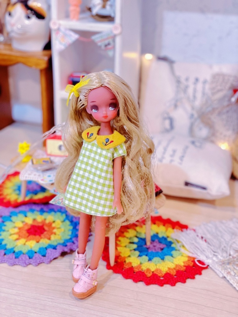 【モンクブーツ A / Obitsu 11 / Blythe / 初代リカちゃん / momoko】Fatiao Doll Shop