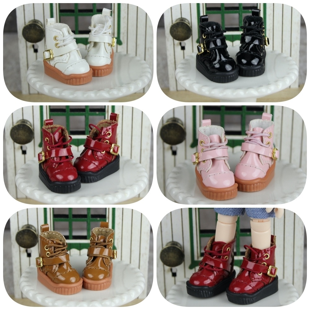 【モンクブーツ A / Obitsu 11 / Blythe / 初代リカちゃん / momoko】Fatiao Doll Shop