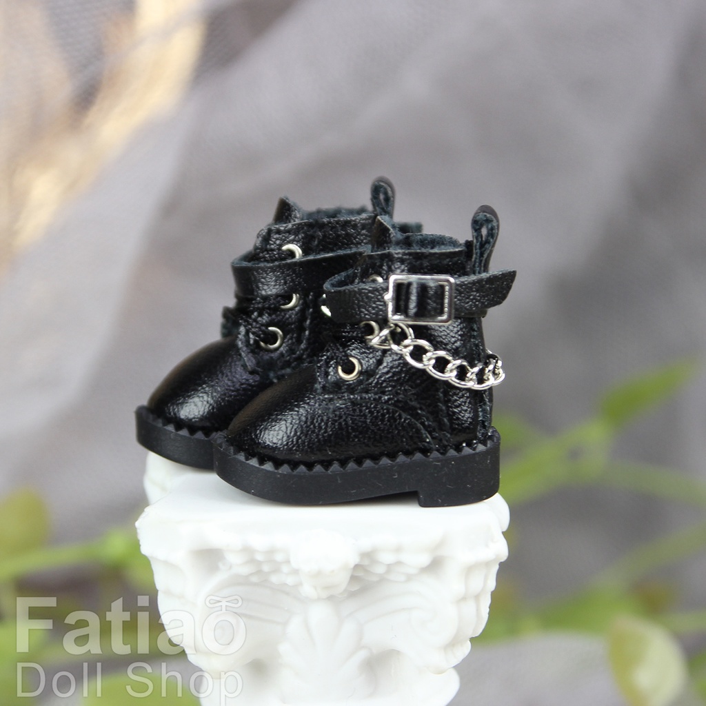 【モンクブーツ B / Obitsu 11 / Blythe / 初代リカちゃん】Fatiao Doll Shop