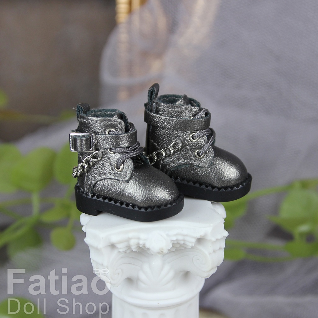 【モンクブーツ B / Obitsu 11 / Blythe / 初代リカちゃん】Fatiao Doll Shop