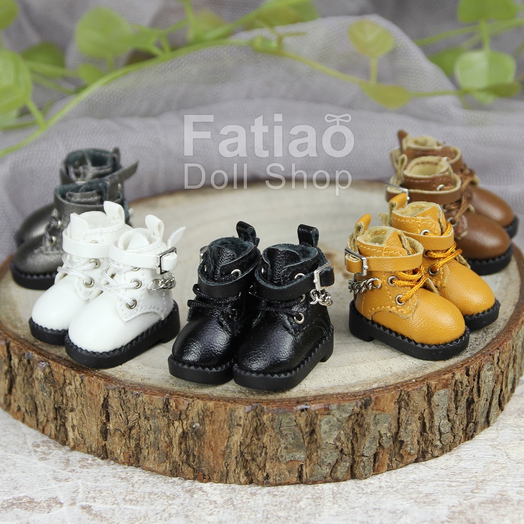 【モンクブーツ B / Obitsu 11 / Blythe / 初代リカちゃん】Fatiao Doll Shop