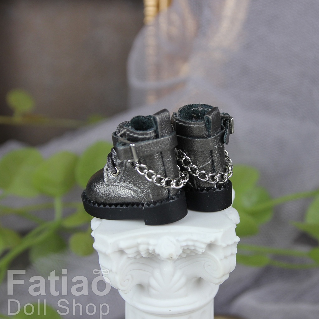 【モンクブーツ B / Obitsu 11 / Blythe / 初代リカちゃん】Fatiao Doll Shop