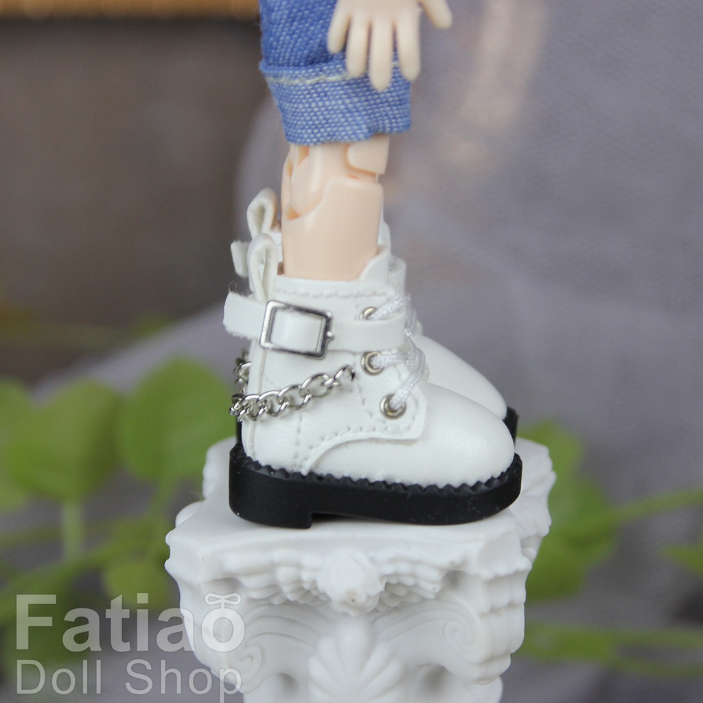 【モンクブーツ B / Obitsu 11 / Blythe / 初代リカちゃん】Fatiao Doll Shop