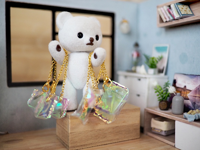 【ゴールドチェーンバッグ / Honey Bear ハニーベア / cocoriang / OB11】1PinFun